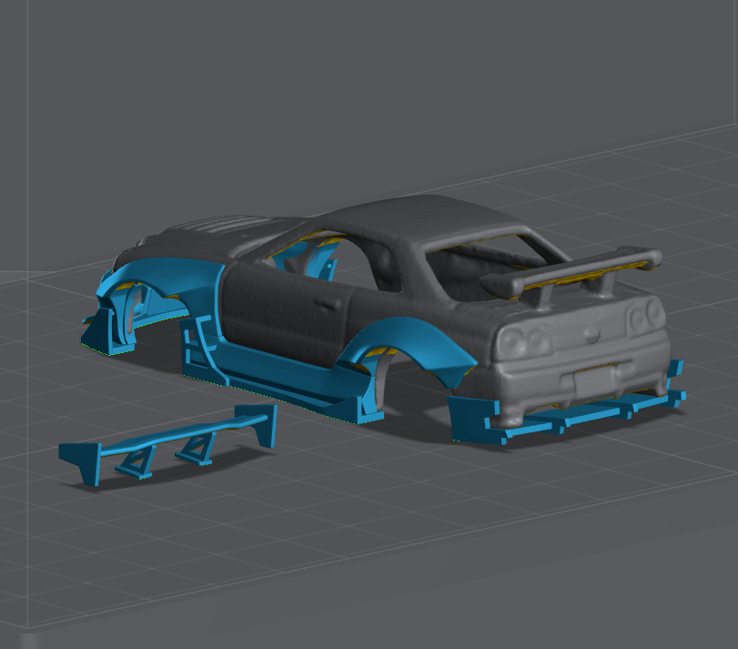R34 Rocket Bunny style kit