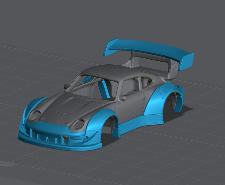 Porsche 993 GT2 RWB style kit