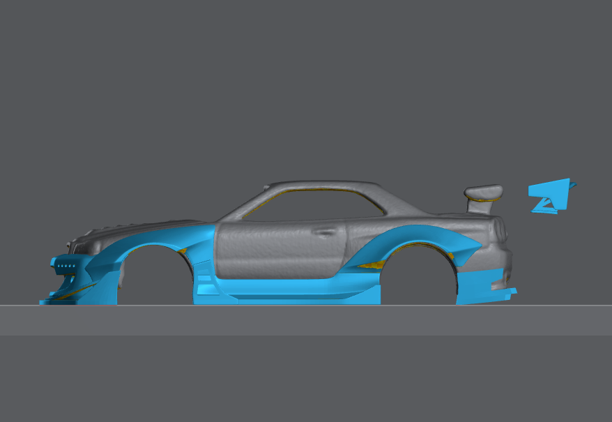R34 Rocket Bunny style kit