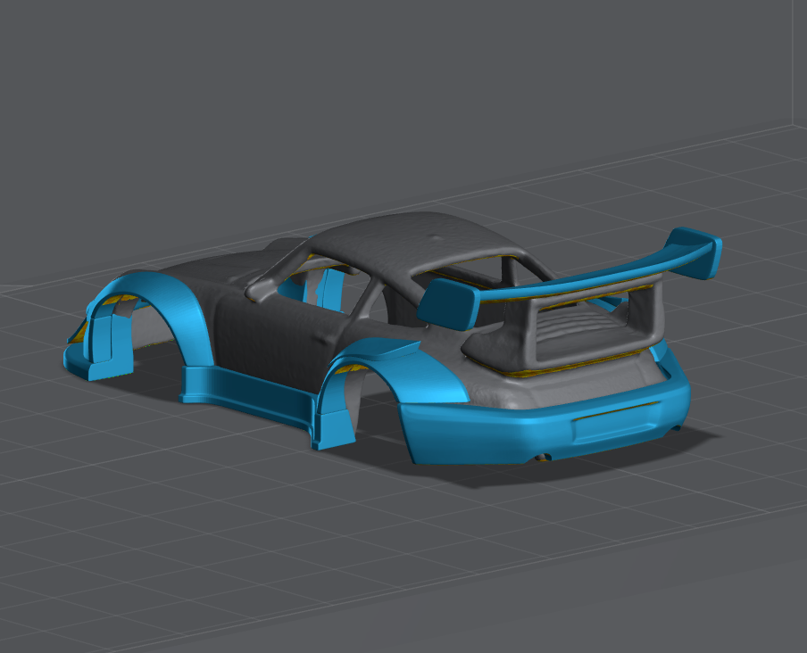 Porsche 993 GT2 RWB style kit