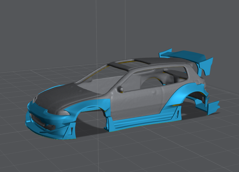 Civic EG Rocket Bunny style body kit