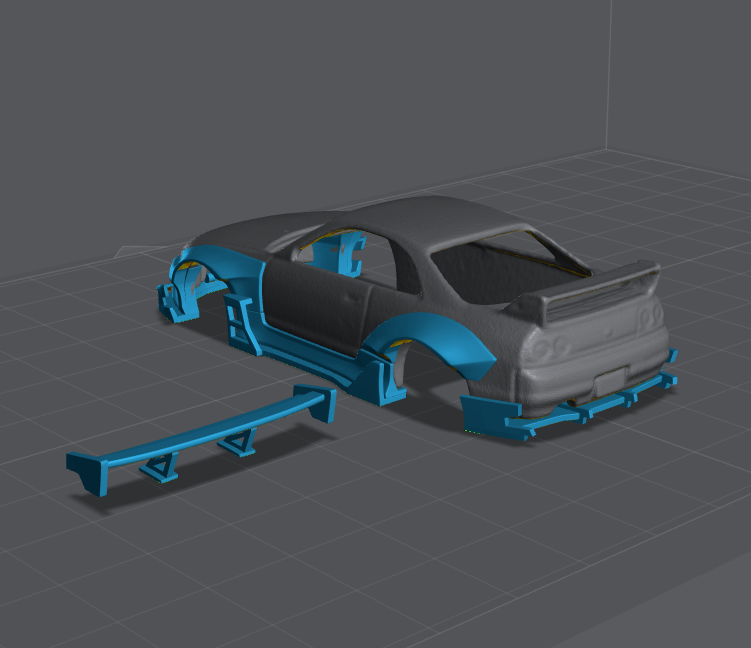 R33 GTR Rocket bunny style kit