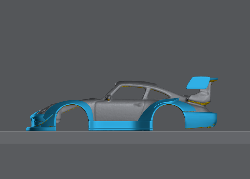 Porsche 993 GT2 RWB style kit