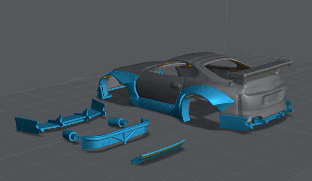 Supra Rocket Bunny style body kit