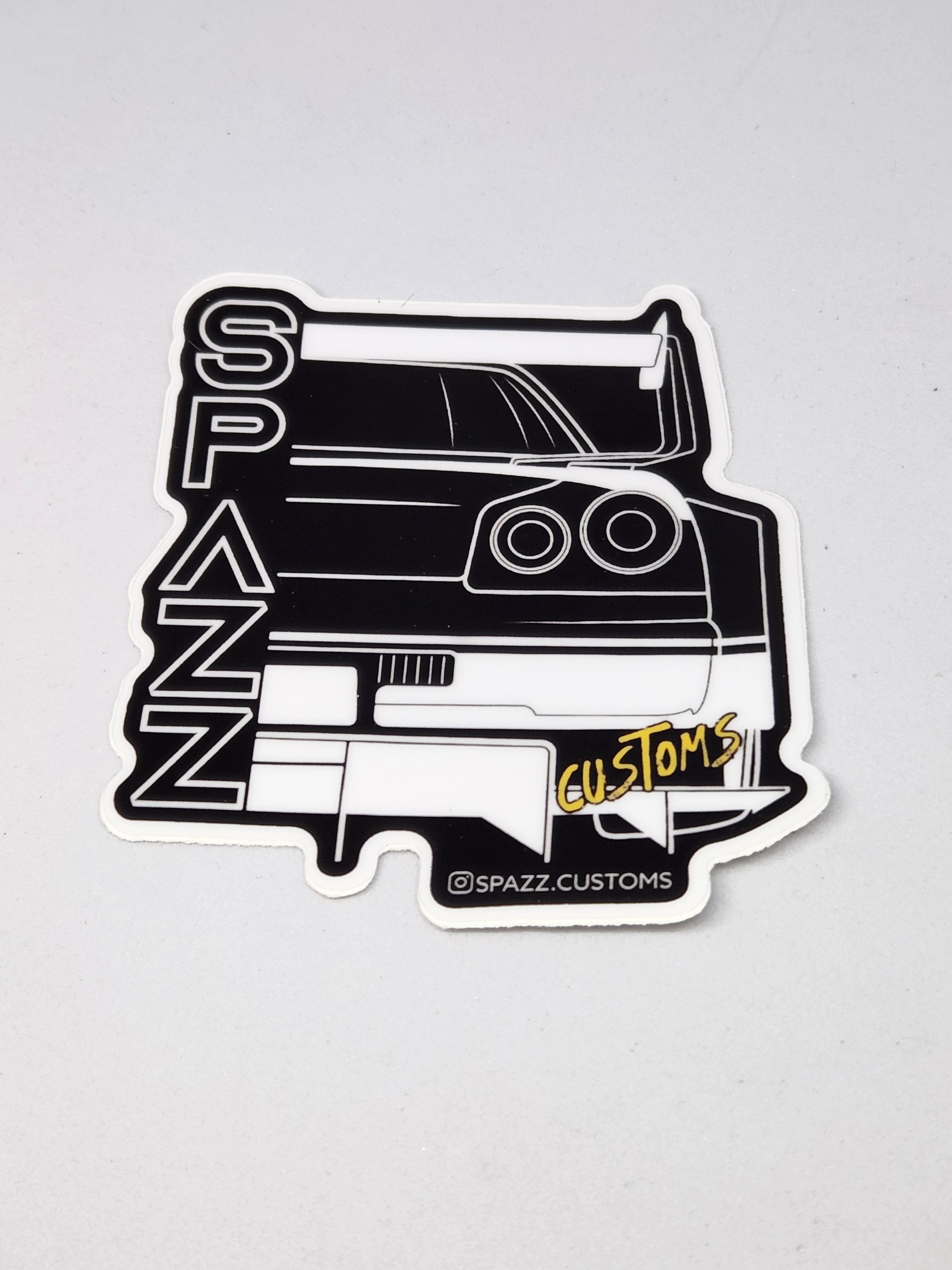 Spaz Sticker * Spazz Customs Sticker
